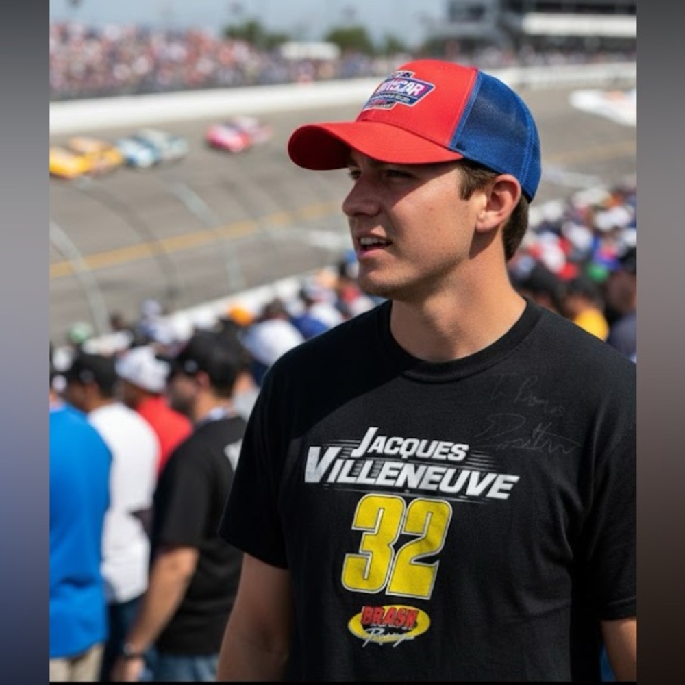 Vintage Jacques Villeneuve racing T-shirt